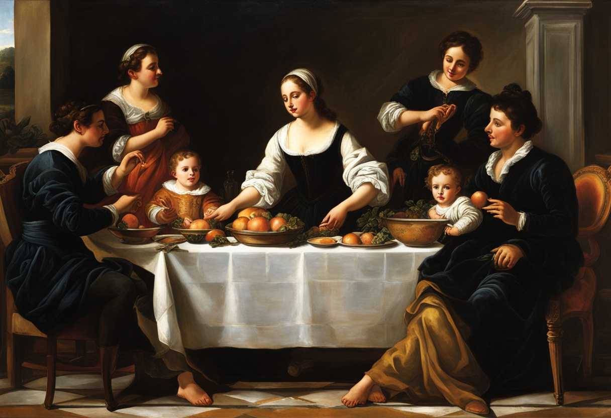 Family-feast-at-home-sons-sisters-share-meals-drinks-laughter-candid-poses-warmth-joy_lfix