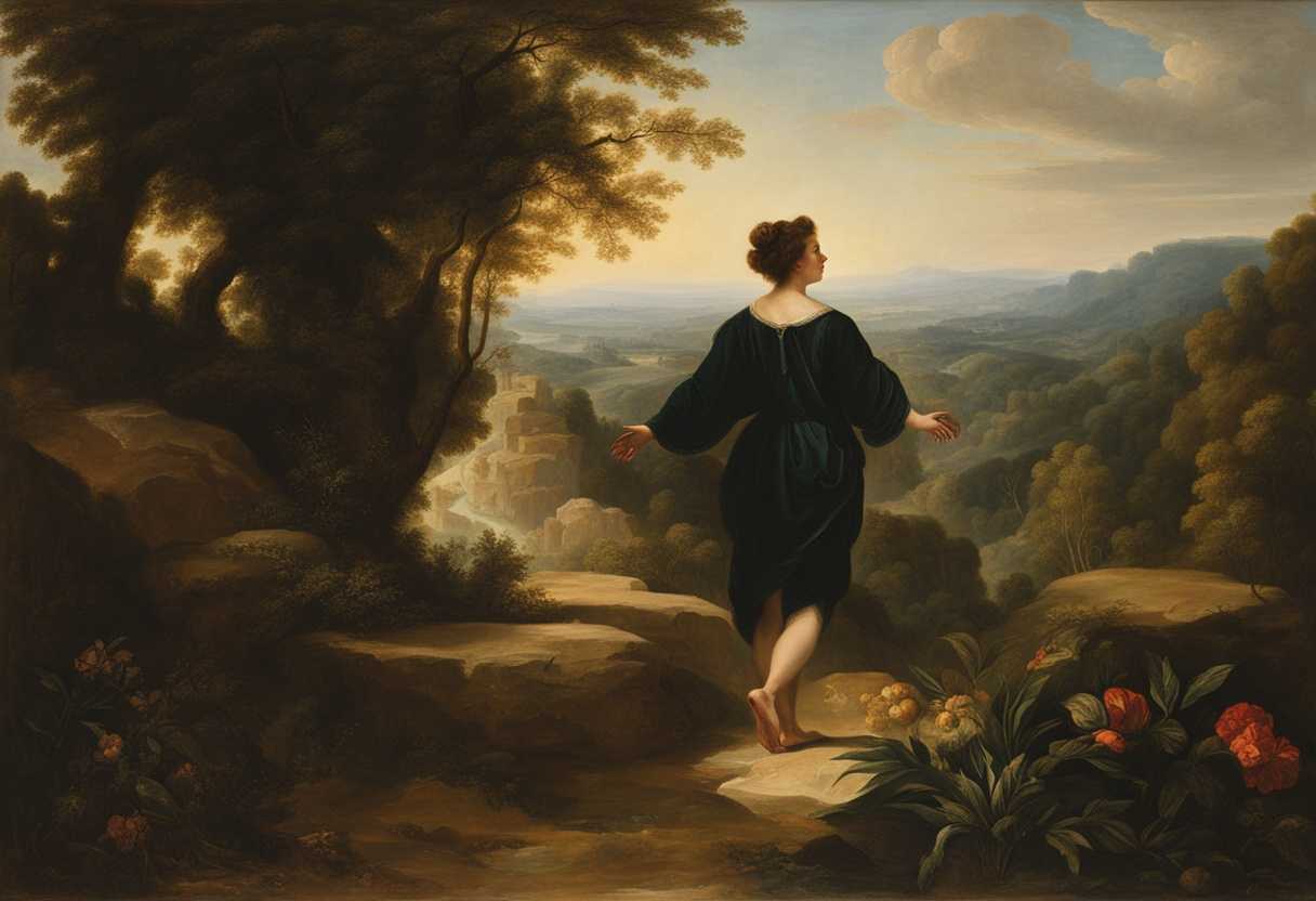 Person-stands-in-lush-landscape-arms-outstretched-eyes-closed-feeling-warmth-of-sun-and-gentle-br_mfwa