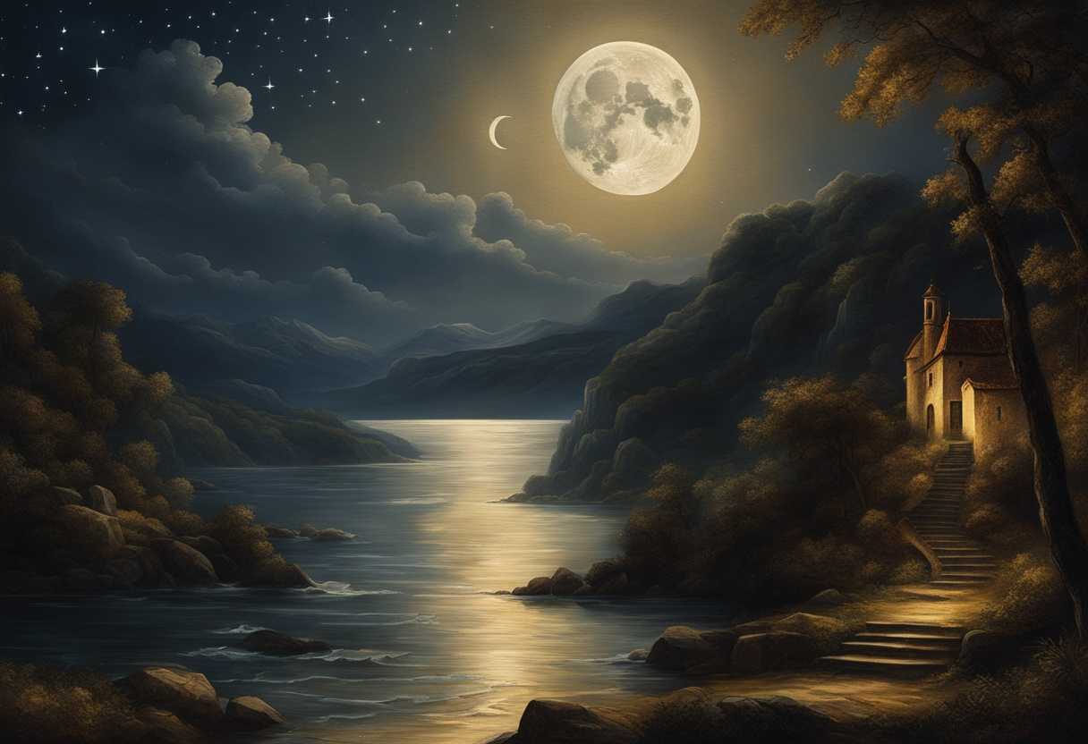A-peaceful-night-scene-with-the-moon-and-stars-shining-brightly-in-the-sky_mved