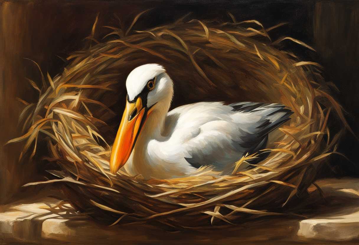 A-bird-sits-on-a-nest-in-the-warm-sunlight-symbolizing-safety-and-nurturing_gedp