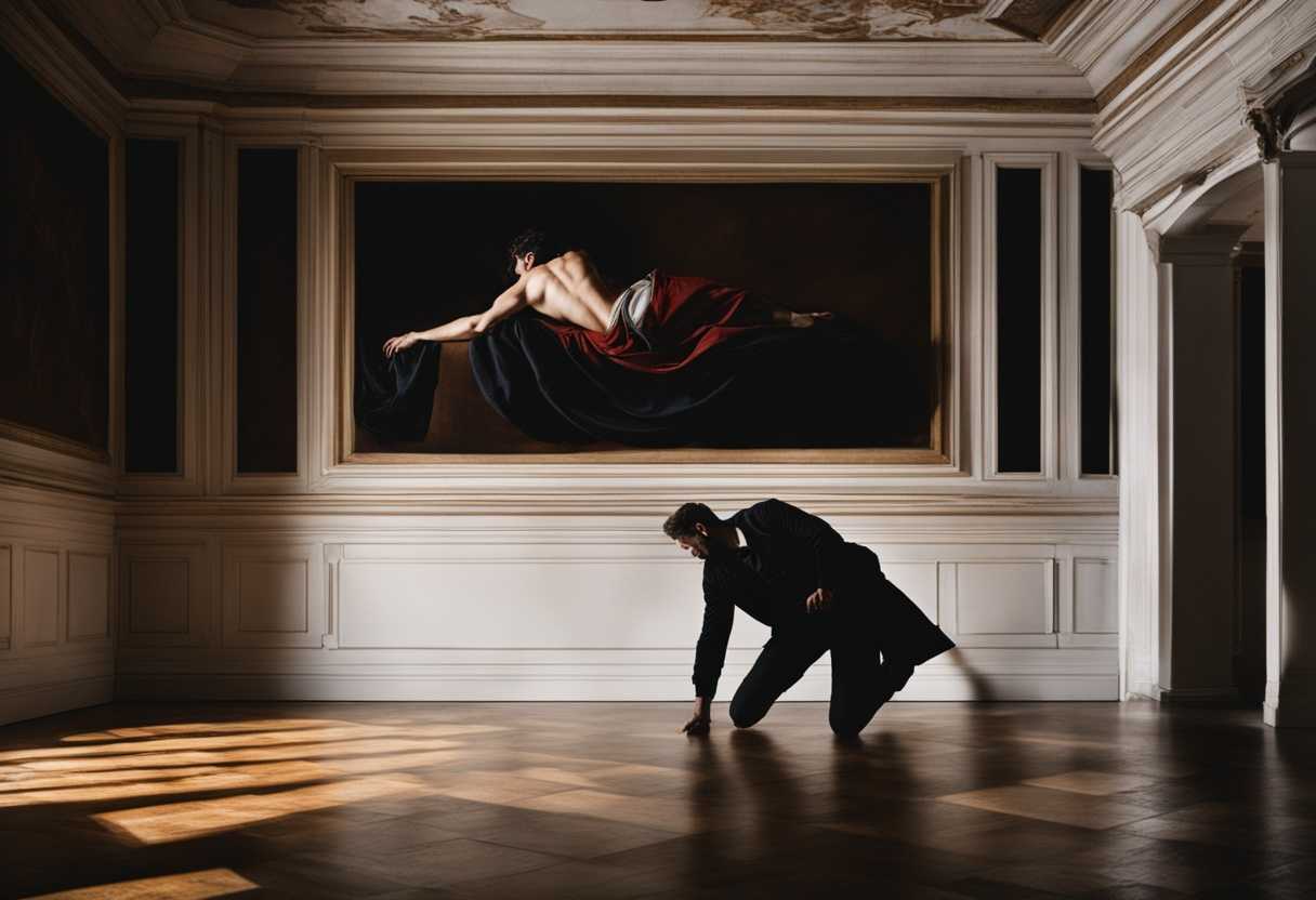A-man-lies-in-a-dimly-lit-room-shadows-dancing-on-walls-embodying-raw-emotional-pain_ylda