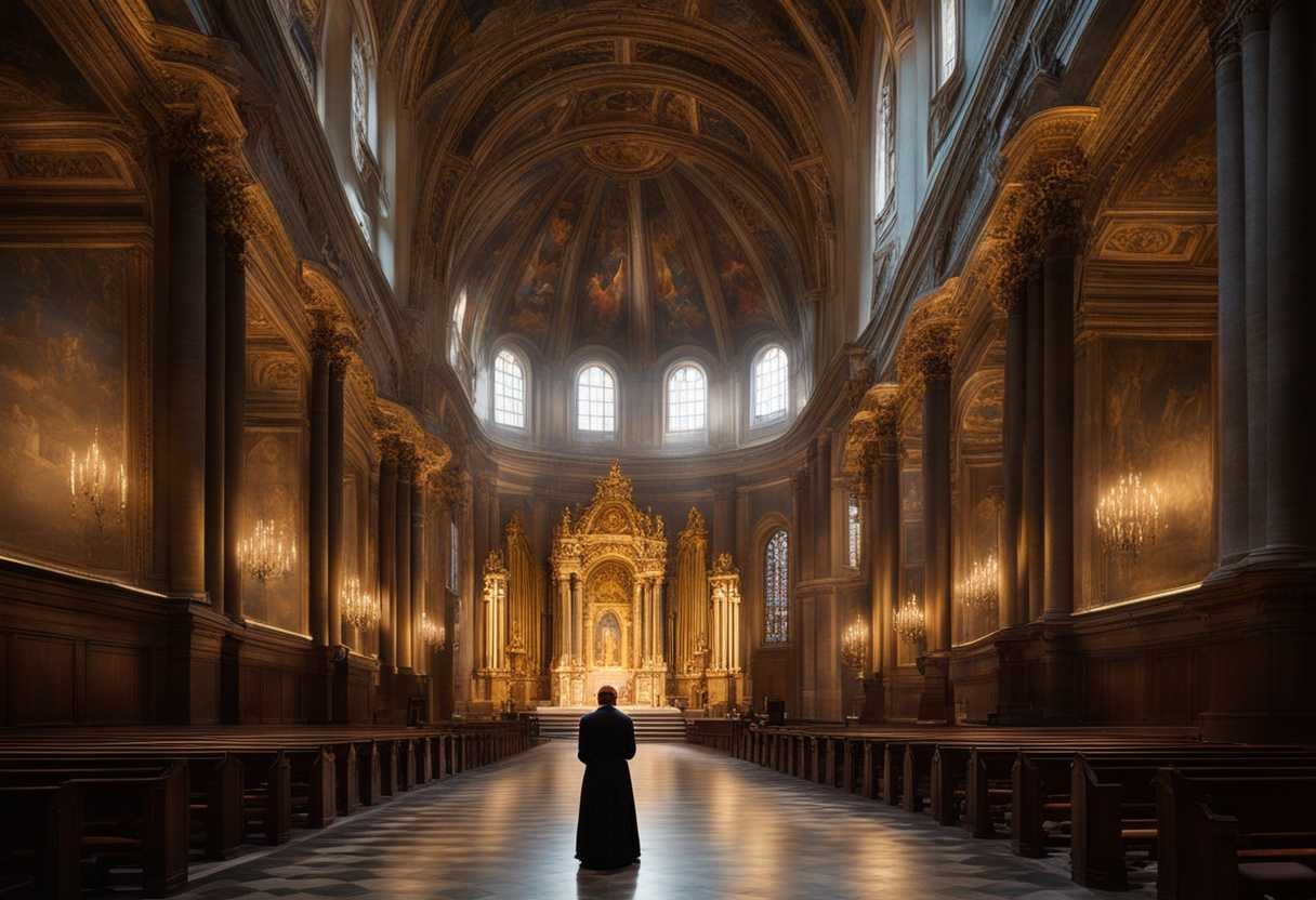 Person-praying-in-a-grand-church-bathed-in-soft-light-feeling-spiritual-connection-and-peace_zula
