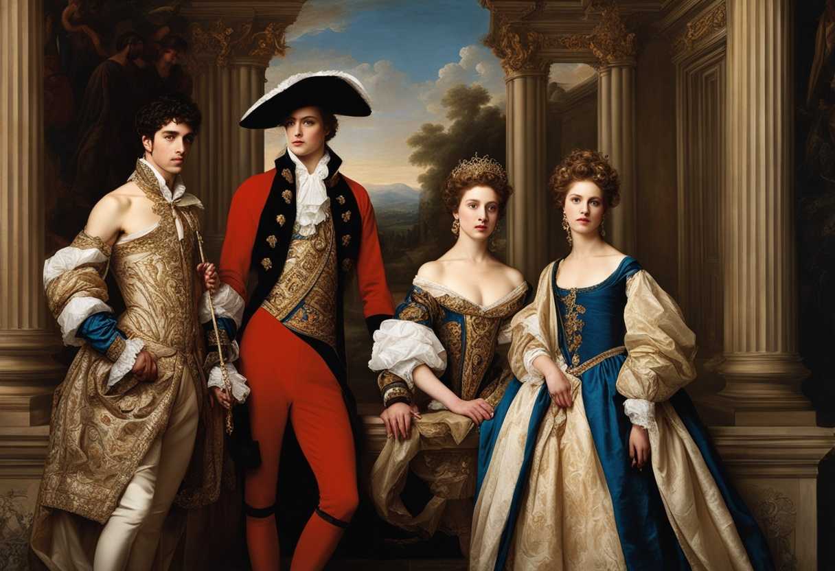 Princes-in-lavish-attire-pose-in-front-of-opulent-mansions-exuding-wealth-and-regal-elegance_rosg