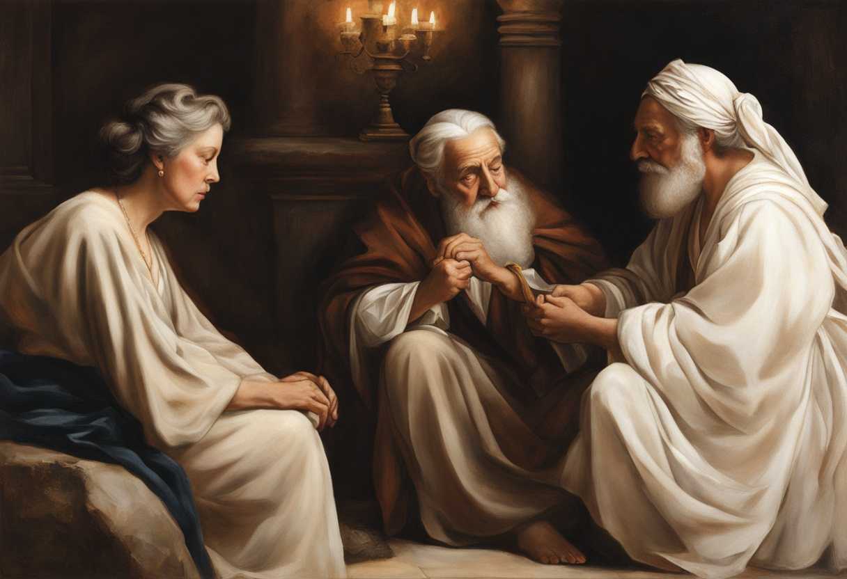 A-wise-elder-shares-comforting-advice-under-a-soft-warm-light-exuding-ancient-wisdom_ndxo