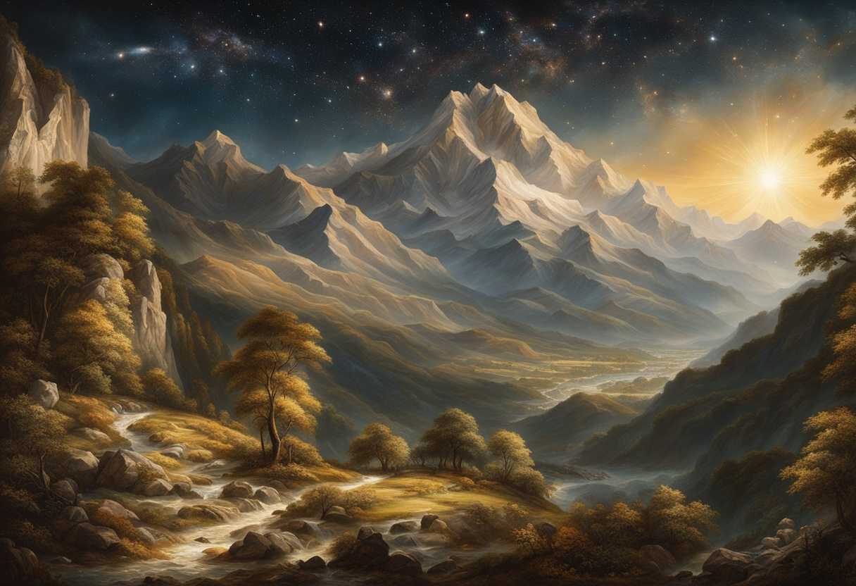 A-breathtaking-scene-of-majestic-mountains-under-a-radiant-sun-with-intricate-constellations-in-the_soyb
