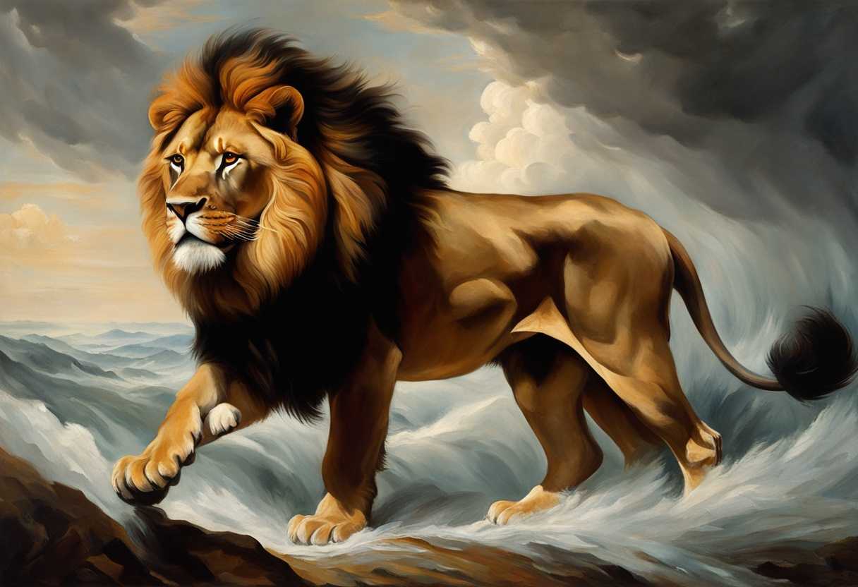 A-lion-leading-a-pride-through-a-storm-exuding-unity-strength-and-unwavering-determination_smvm
