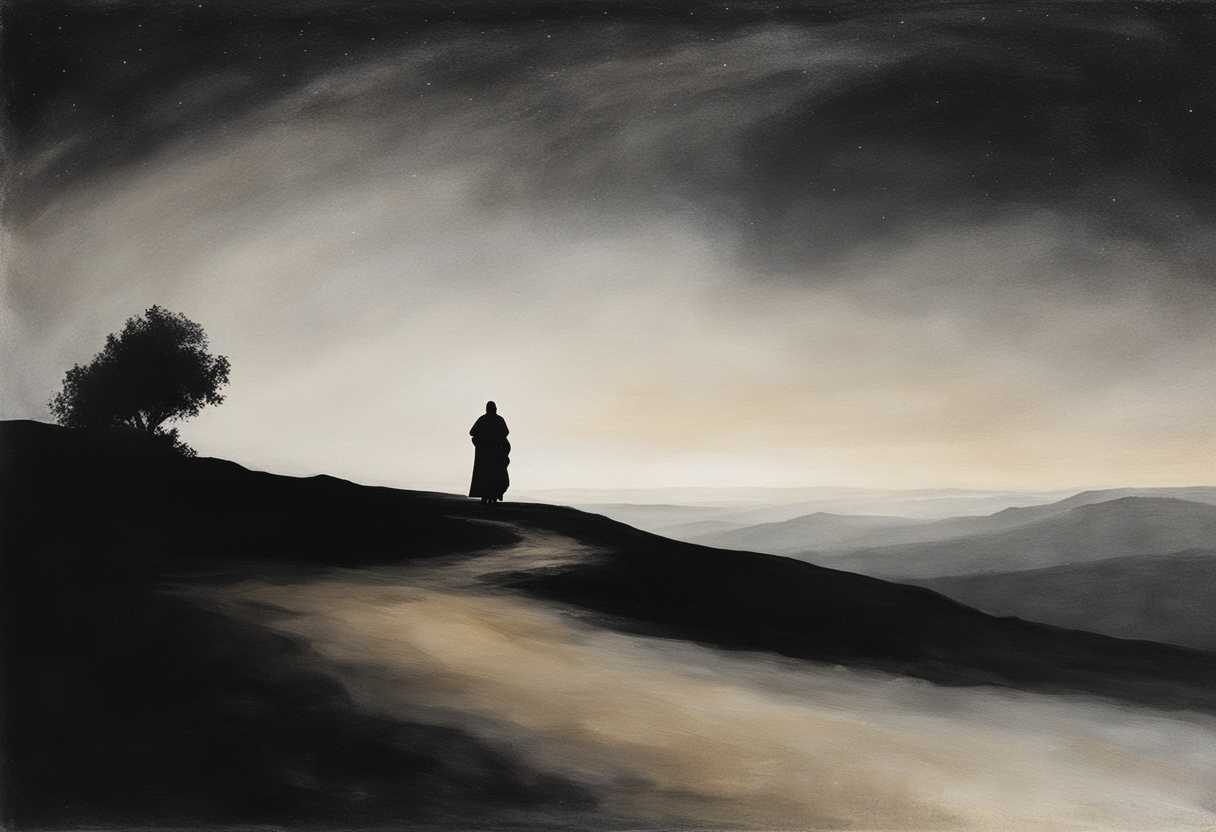 A-lone-figure-navigates-the-dark-night-silhouetted-against-faint-distant-lights-creating-an-eerie-_xshi