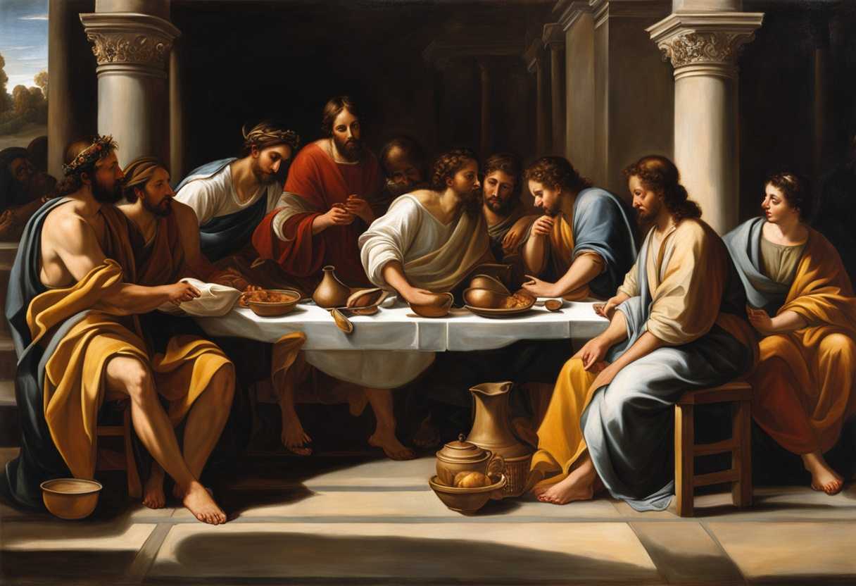 Jesus-humbly-washes-disciples'-feet-at-a-meal-embodying-servanthood-and-humility_alte