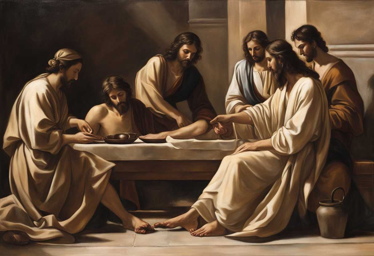 JOHN 13 KJV visual data 3