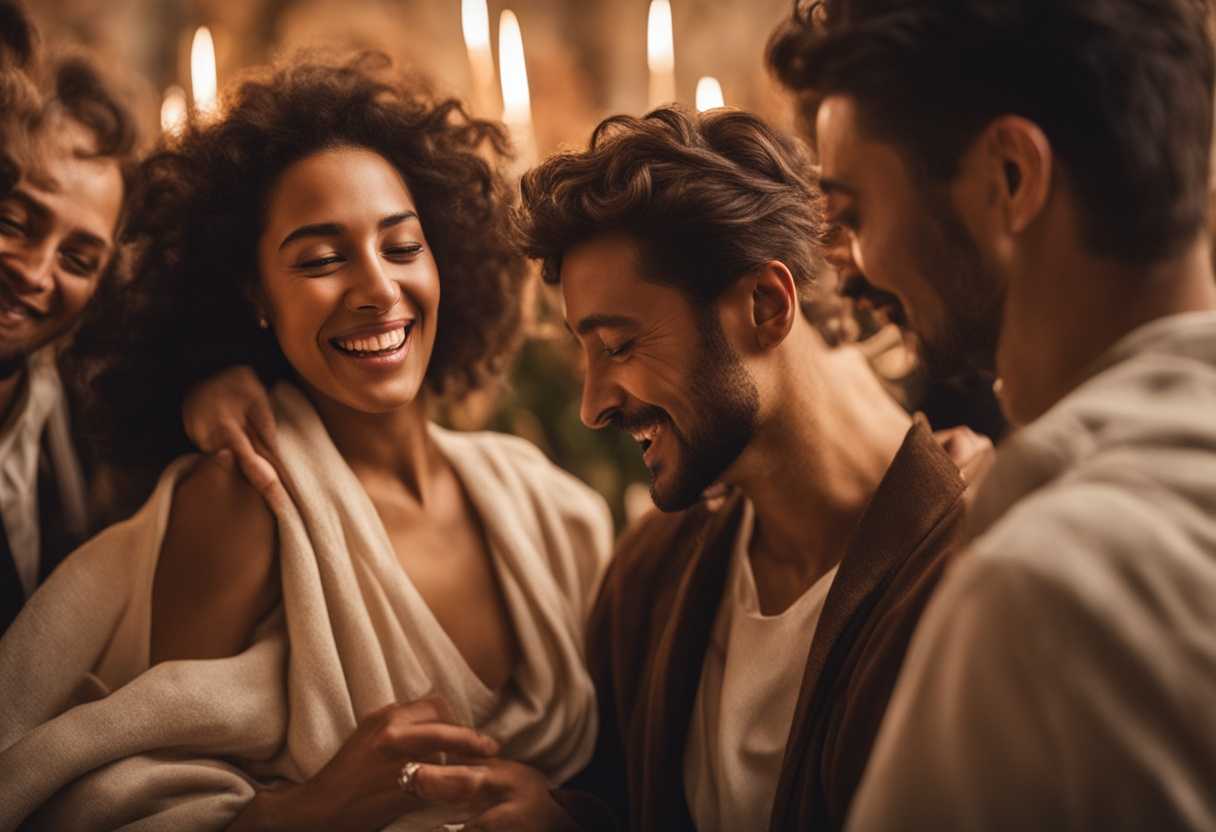 A-person-and-a-group-share-a-candid-moment-smiling-warmly-in-soft-lighting_qpnz