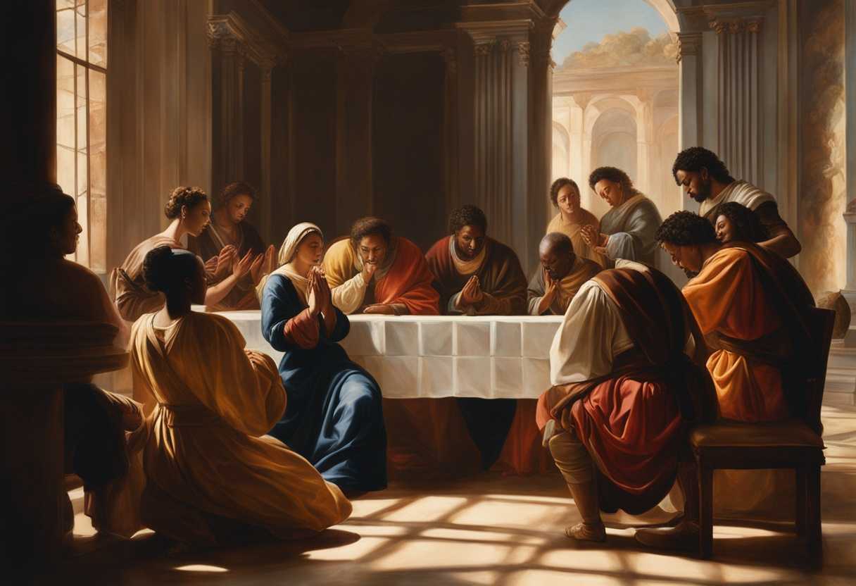 A-diverse-group-of-individuals-praying-together-in-a-sunlit-room-radiating-peace-and-unity_jsow