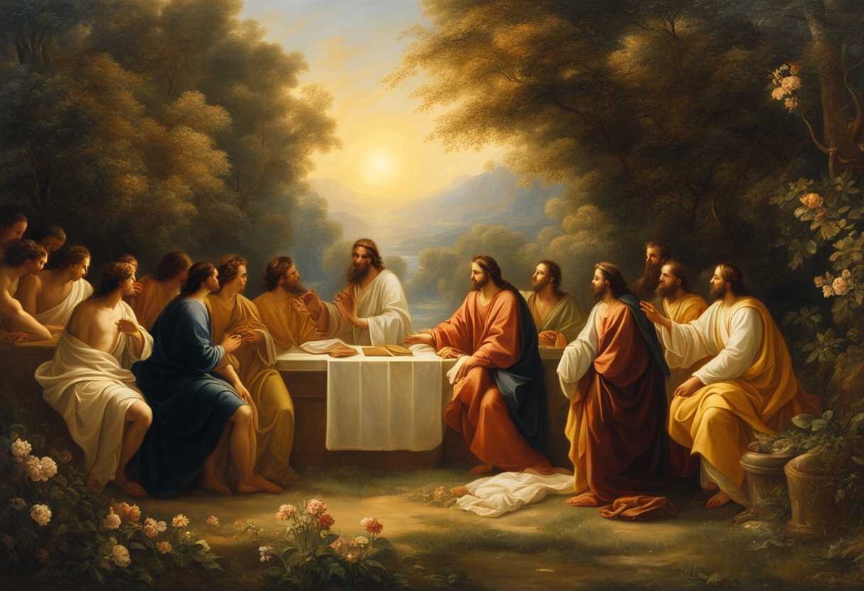 Jesus-and-disciples-in-serene-garden-bathed-in-golden-light-radiating-reverence-joy-and-love_ejsj