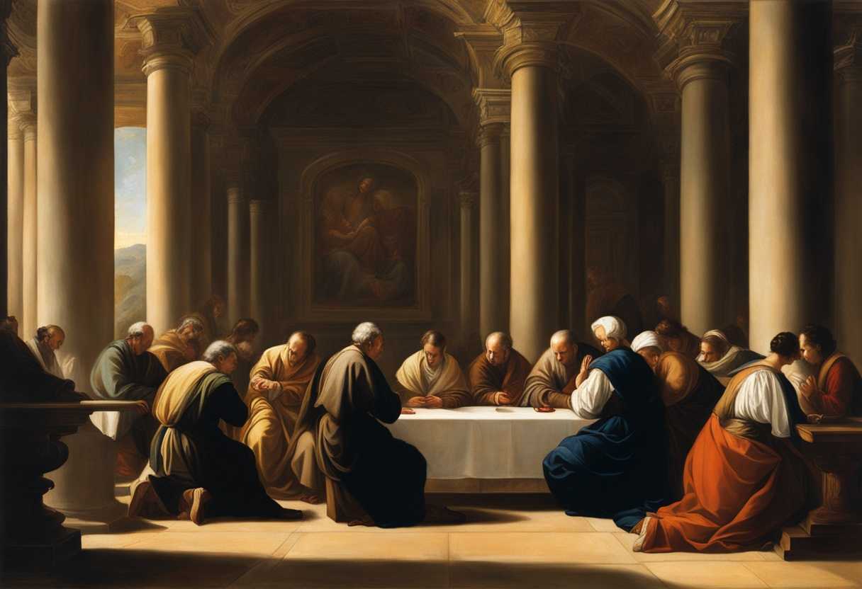 People-in-prayer-bathed-in-warm-light-exuding-reverence-and-connection-in-a-sacred-space_fjou