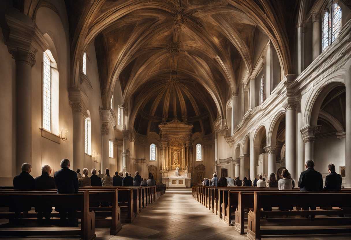 People-praying-in-a-tranquil-church-bathed-in-soft-light-hands-clasped-in-unity_fyxx