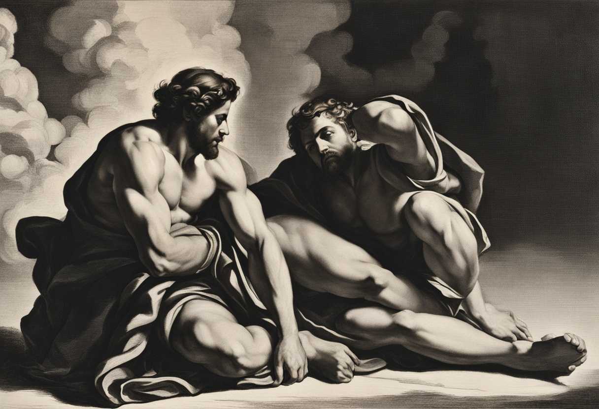 Simon-Peter-isolated-by-a-fire-wrestling-with-denial-inner-conflict-illuminated-by-contrasting-l_bqeg