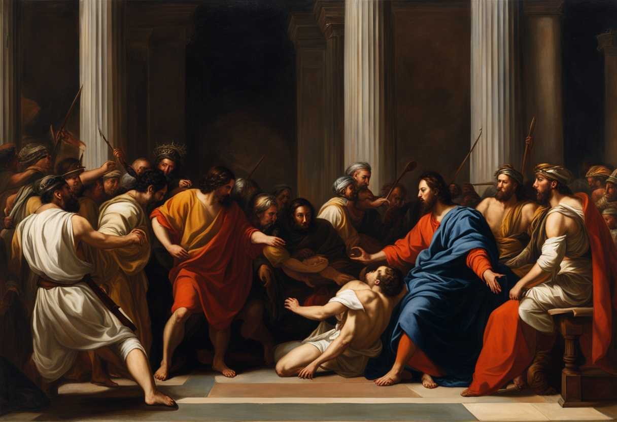Tense-standoff-between-Jesus-Pilate-soldiers-and-chief-priests-with-fate-uncertain_ehro