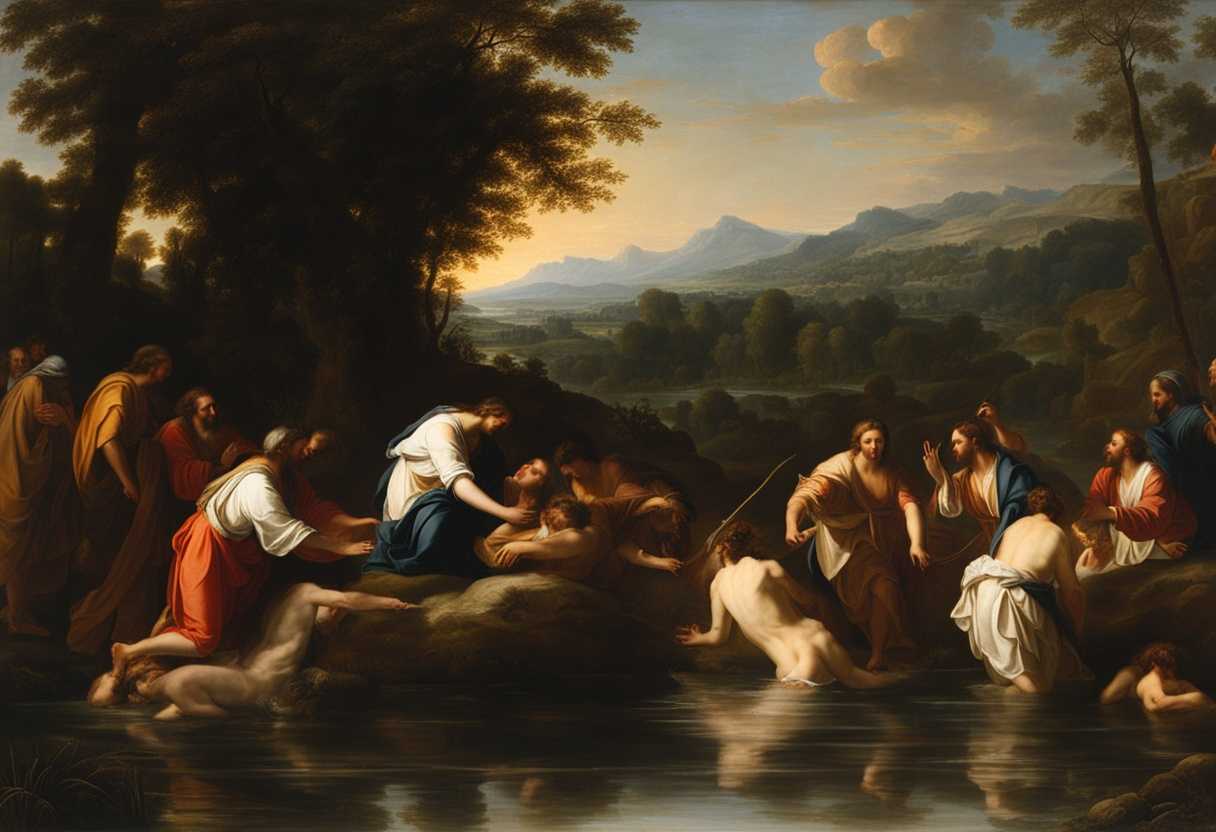 John-baptizes-Jesus-in-a-tranquil-river-proclaiming-Him-the-Lamb-of-God-disciples-watch-in-awe_rzlk