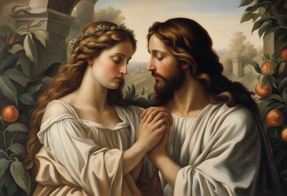 Jesus-and-Mary-share-a-tearful-hopeful-gaze-in-a-peaceful-garden-setting_gglq