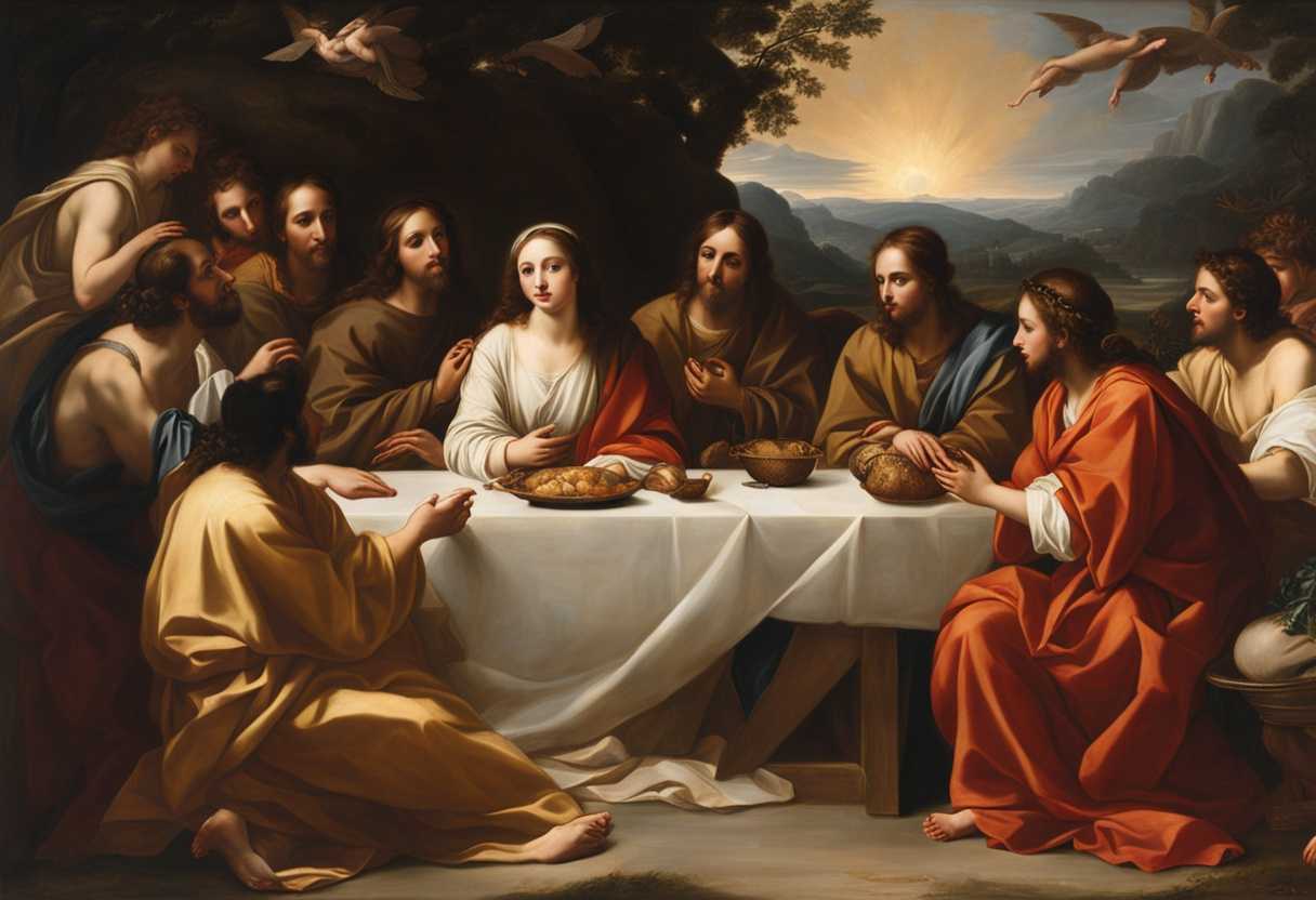 Jesus-Mary-Magdalene-and-disciples-share-a-moment-of-revelation-Jesus-radiating-calm-amidst-disci_gjue