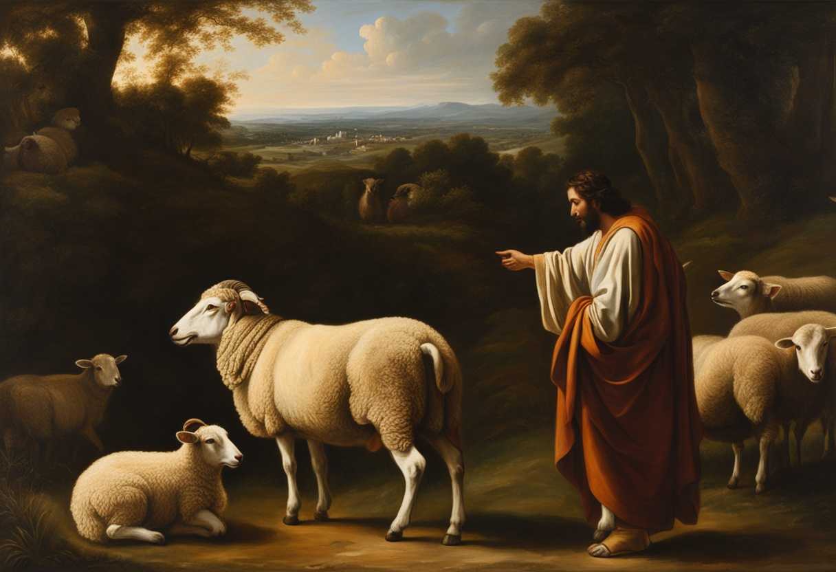 Jesus-and-Peter-discuss-as-sheep-graze-peacefully-a-disciple-follows-scene-rich-with-meaning_jcux