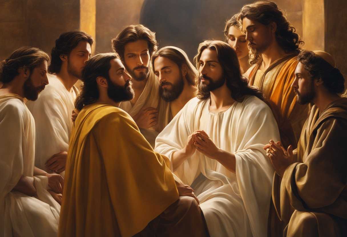 Jesus-and-disciples-radiate-calm-and-wisdom-at-a-wedding-bathed-in-golden-light_atlt