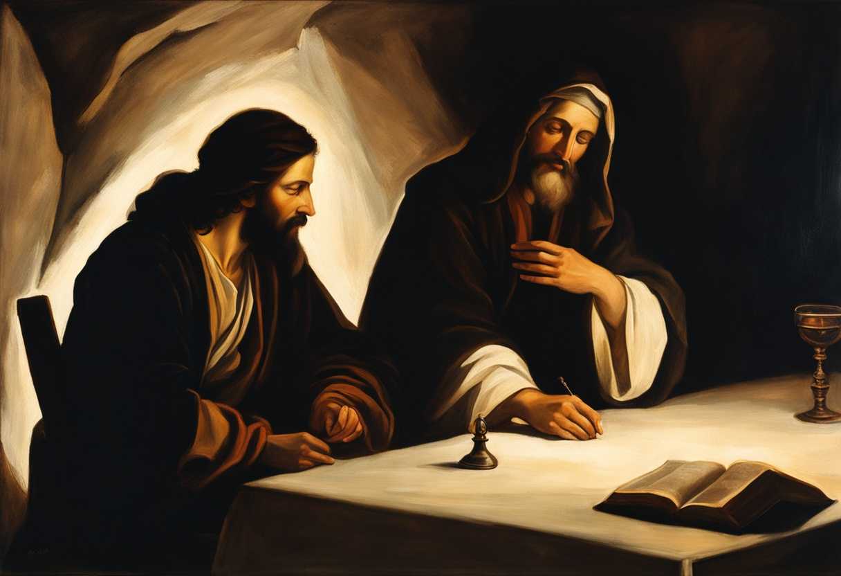 Nicodemus-and-Jesus-have-a-profound-intimate-conversation-under-a-soft-night-glow_dief