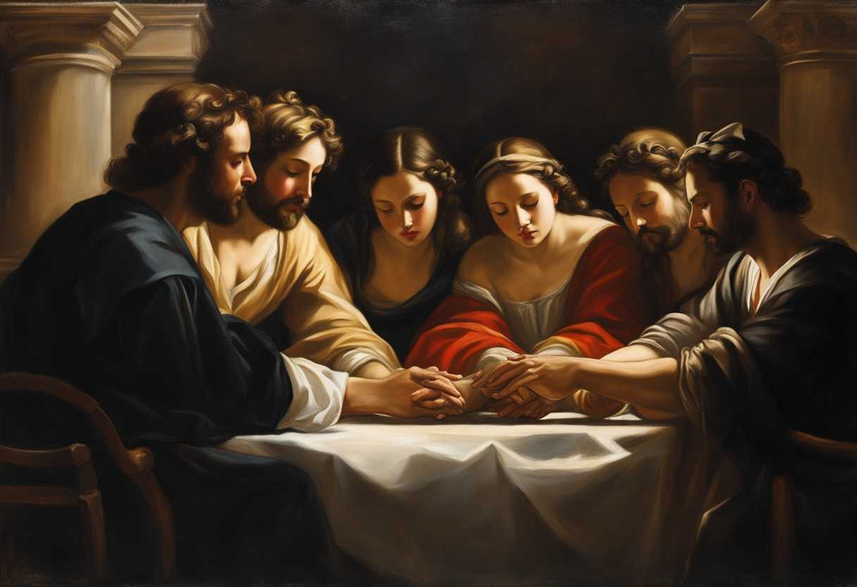 People-in-a-circle-holding-hands-heads-bowed-in-prayer-bathed-in-soft-light_ugma