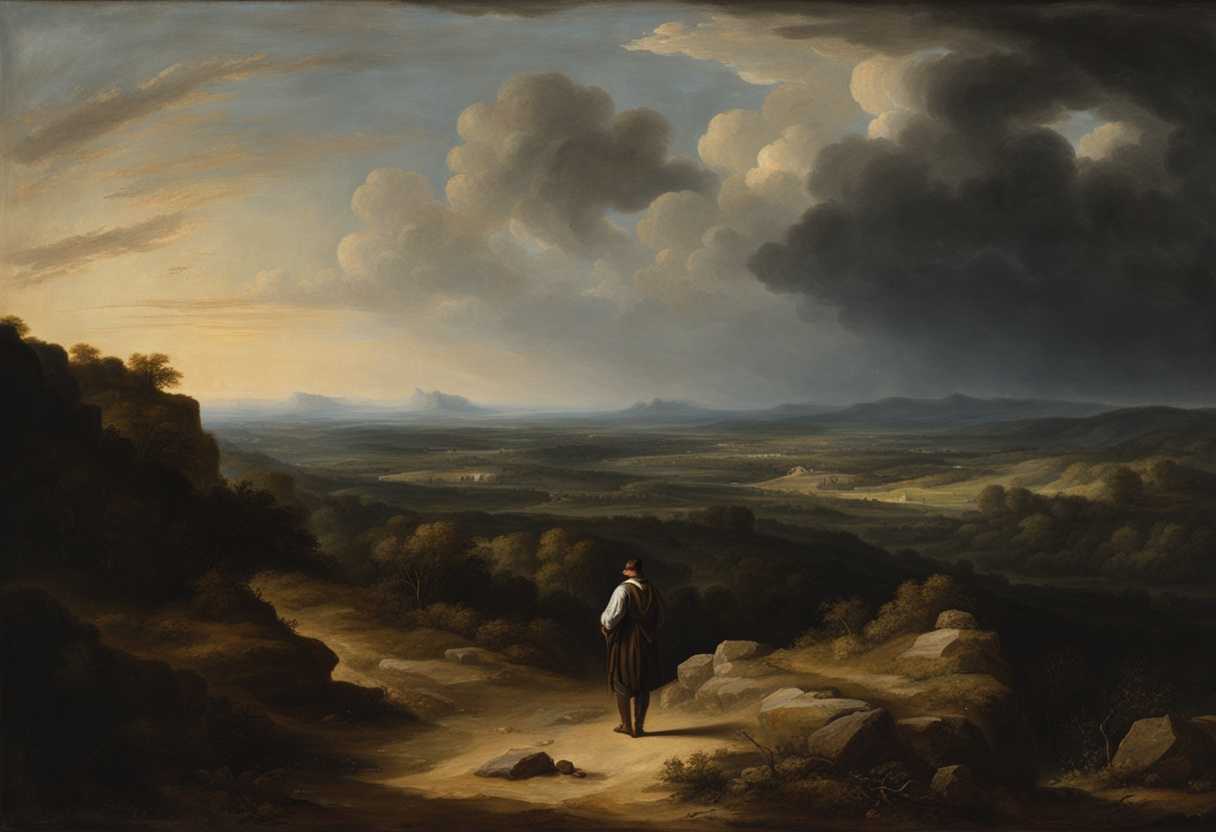 A-lone-figure-stands-in-a-rugged-landscape-gazing-at-the-dramatic-sky_roby
