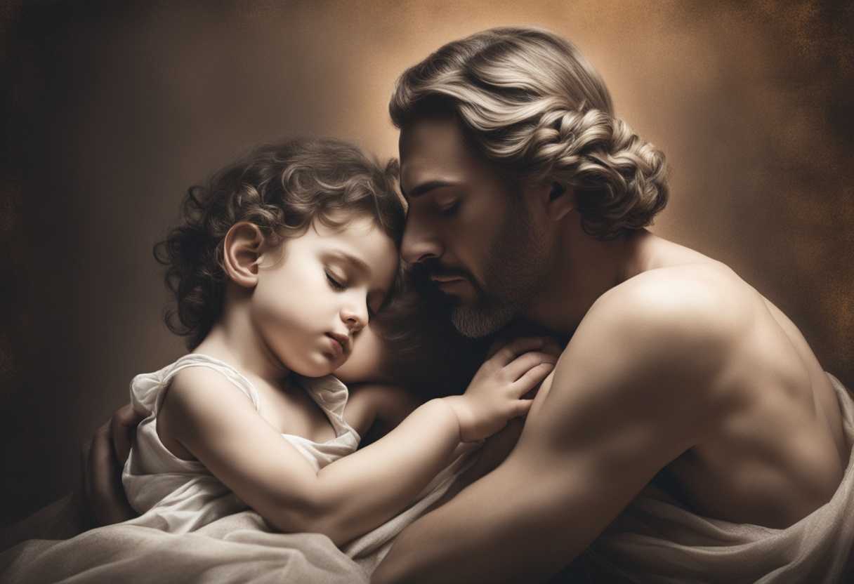A-father-tenderly-comforting-his-sick-child-in-a-warm-soft-light-showing-love-and-vulnerability_drip