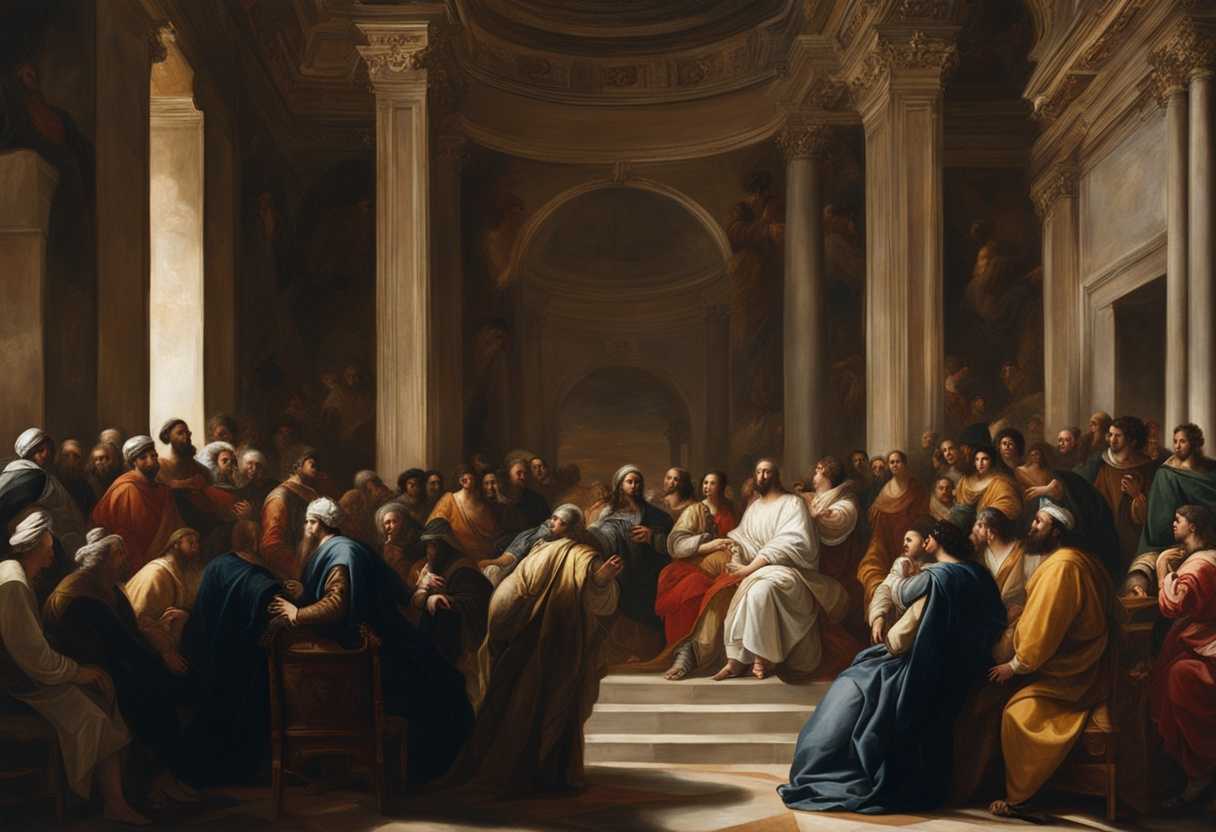Religious-leader-speaks-to-diverse-crowd-emotions-evident-balanced-composition-natural-lighting_jatk