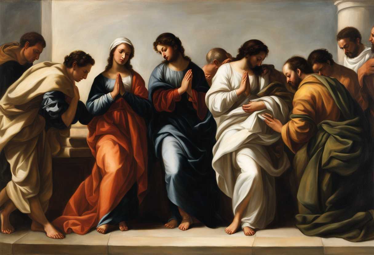 A-diverse-group-of-individuals-in-prayer-bathed-in-soft-light-embodying-unity-and-reverence_atjy