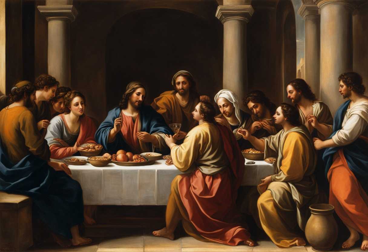 Jesus-shares-food-with-seated-people-in-warm-communal-setting-highlighting-generosity_ziln