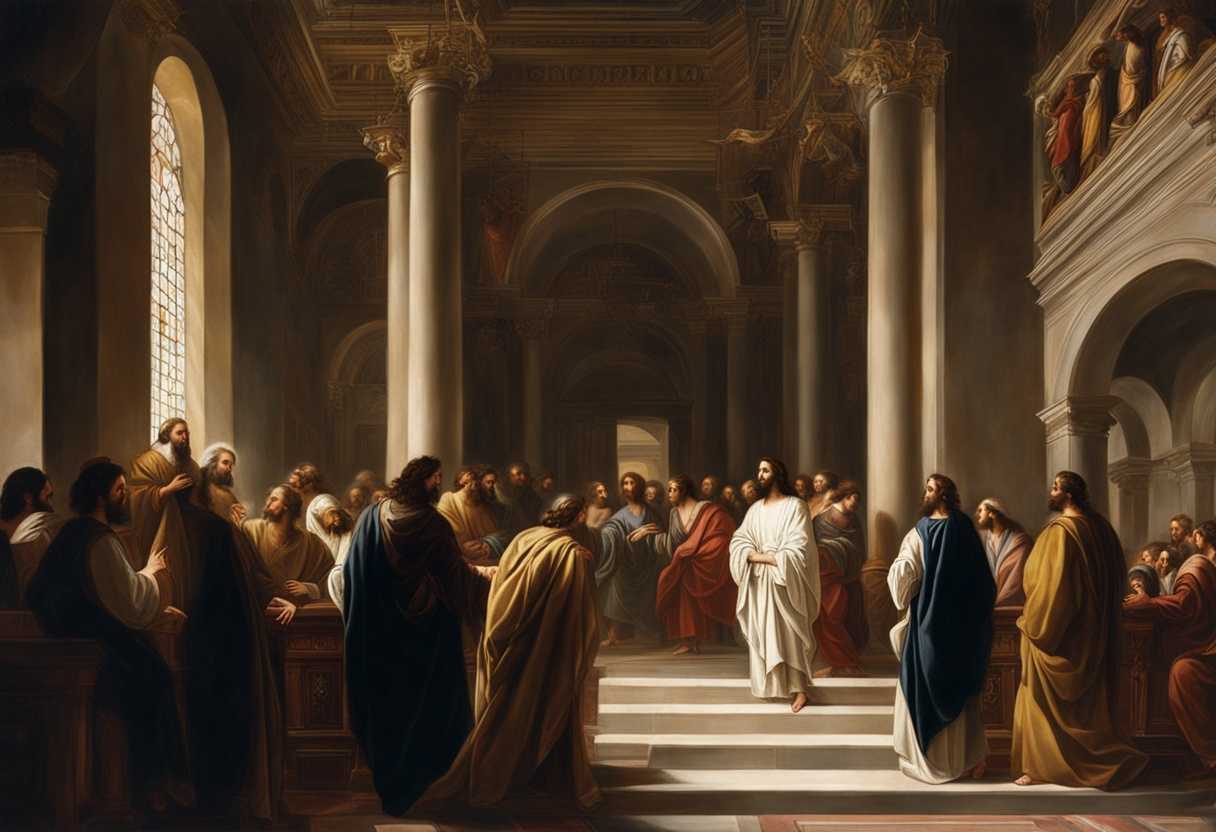 Jesus-stands-in-a-synagogue-disciples-around-bathed-in-dramatic-light-evoking-deep-spiritual-cont_qchf