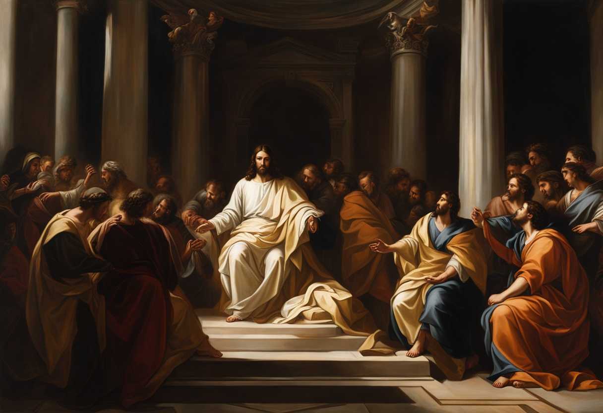 Jesus-delivers-a-powerful-message-with-authority-surrounded-by-rapt-attention-and-timeless-lighting_vden