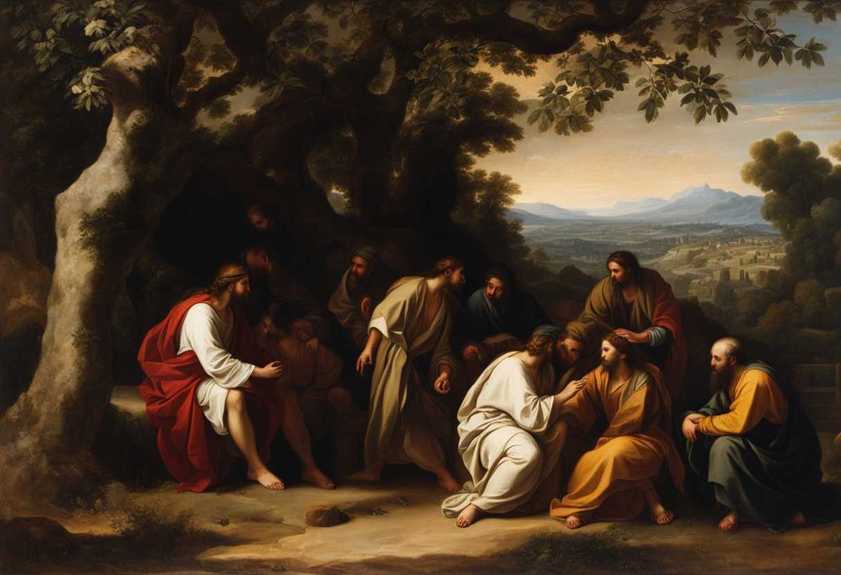 Jesus-conversing-with-Jews-under-a-tree-intense-expressions-emotional-depth-candid-interaction_whzx