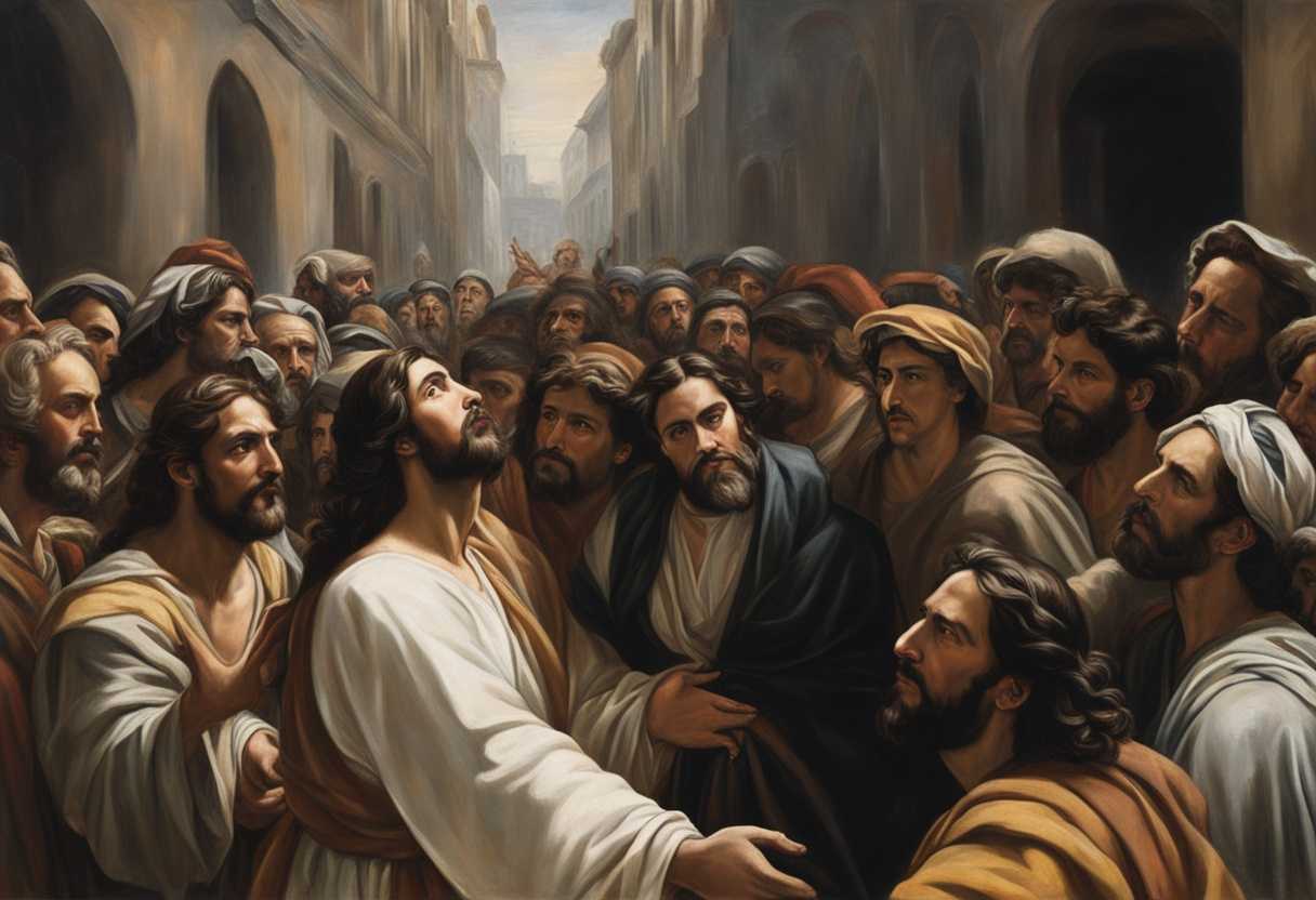 Jesus-stands-calmly-amidst-a-crowd-of-angry-Jews-tension-thick-in-the-air_cakj
