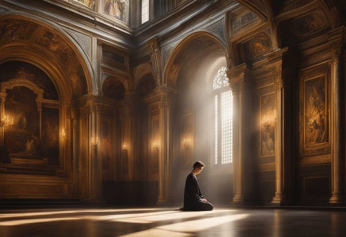 A-person-in-prayer-in-a-grand-temple-bathed-in-soft-light-feeling-deep-spiritual-connection_wkeh