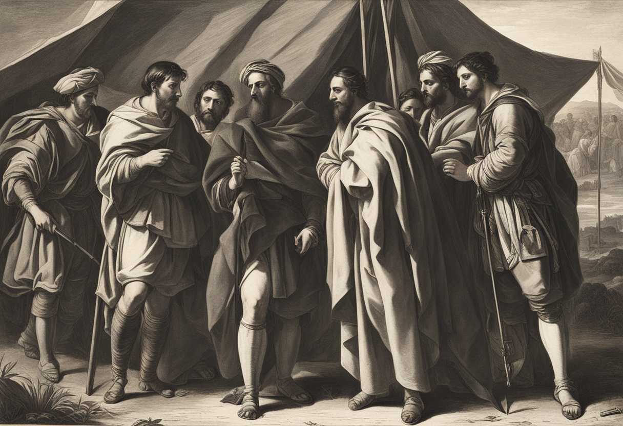 Joshua-Eleazar-and-leaders-stand-solemnly-outside-the-tent-united-in-reverence-after-completing-a_qbxr