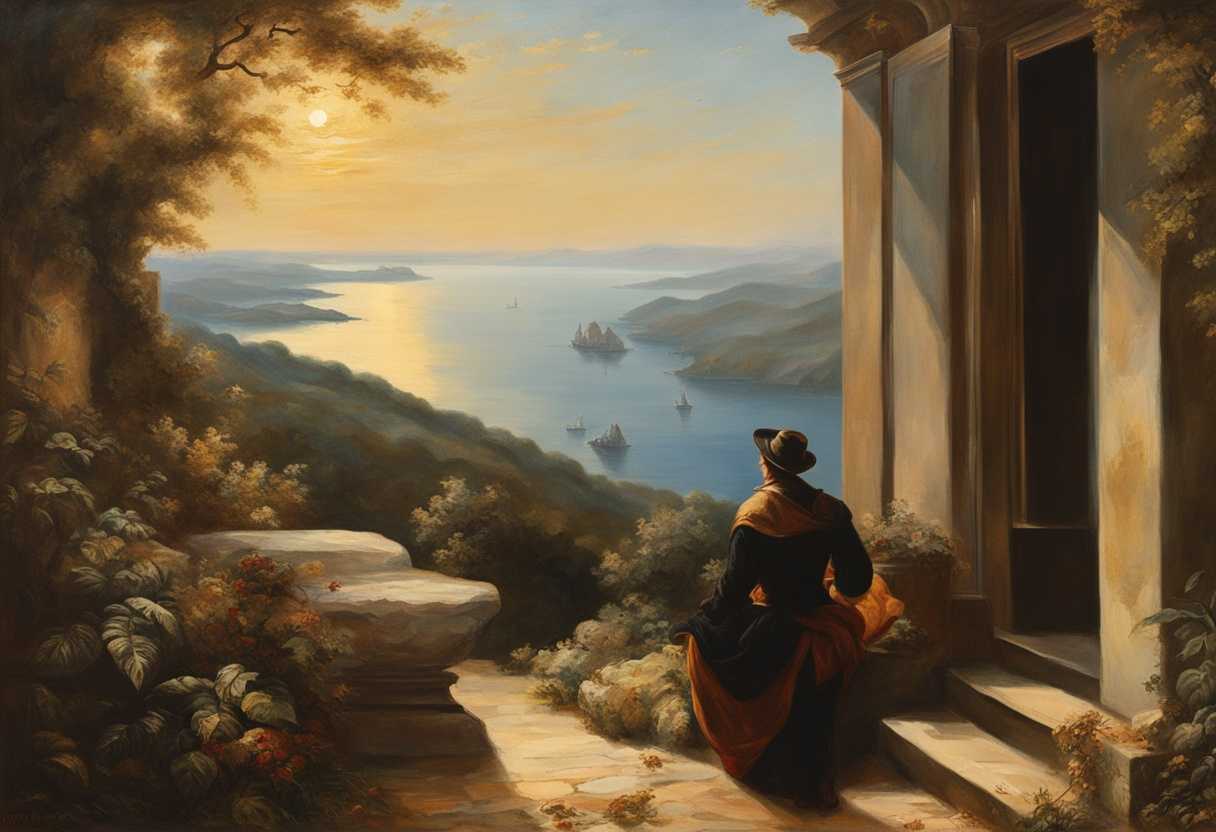 A-traveler-gazes-at-the-vast-wilderness-watching-the-sun-meet-the-sea-in-awe_rqhp