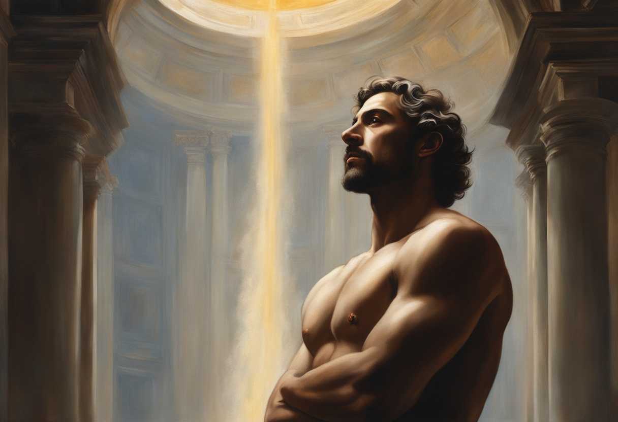 A-man-stands-bathed-in-divine-light-feeling-assured-protected-guided-strong-confident-and-dete_rqvg