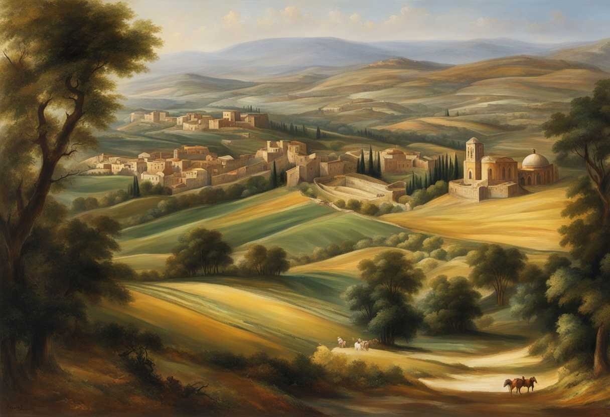 A-serene-landscape-in-Judah-with-ancient-cities-lush-pastures-and-Hebron's-historical-charm_mnta