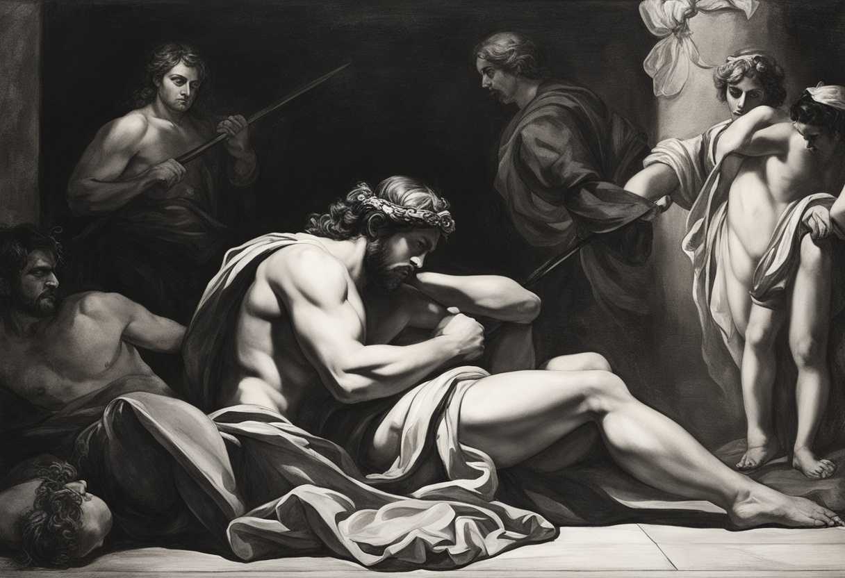 Tense-scene-Samson-pensive-Delilah-cunning-Philistines-lurking-dramatic-lighting-suspenseful-sh_xkmw