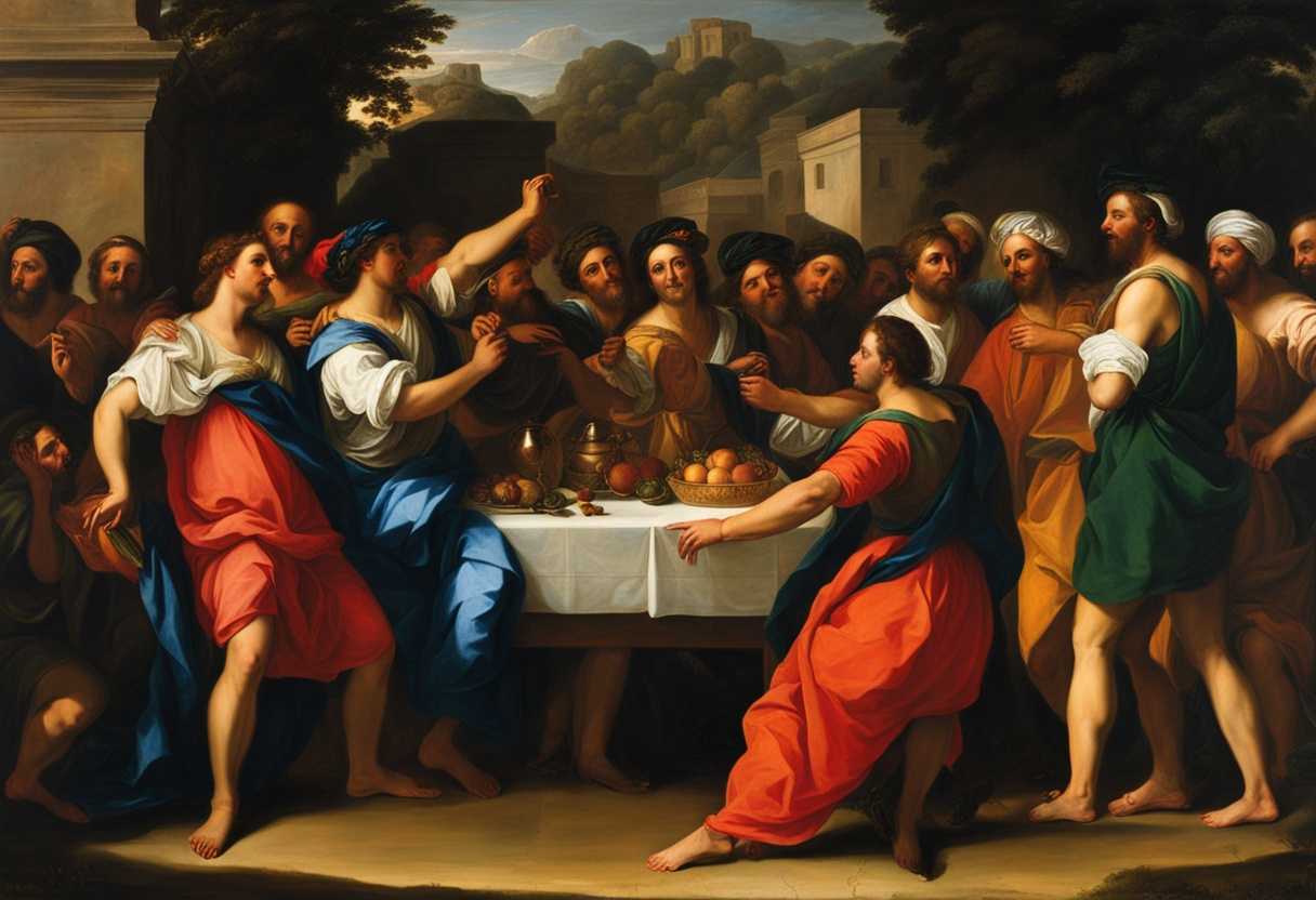 Gaal-and-Shechem-leaders-joyfully-celebrate-festival-in-vineyard-vibrant-colors-confident-stance_bzpy
