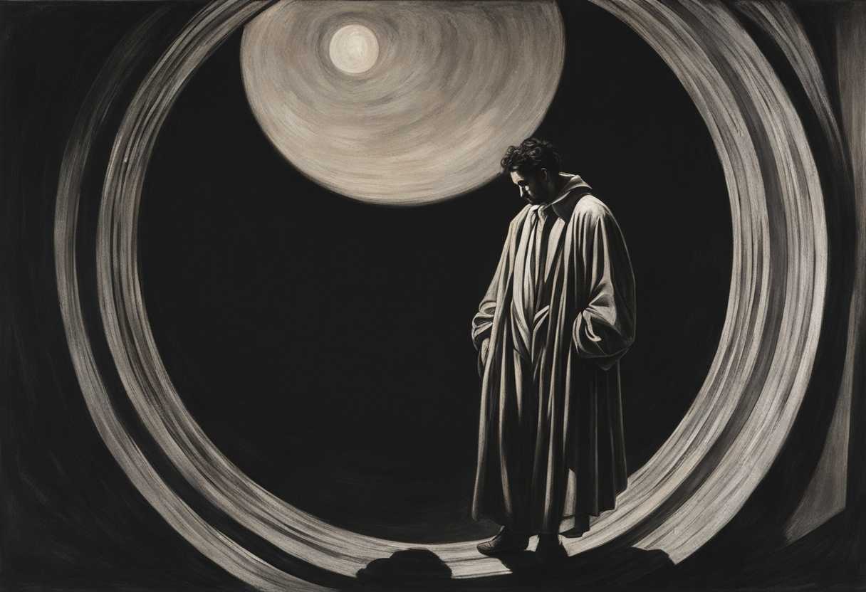 A-solitary-figure-stands-in-darkness-encircled-by-jeering-onlookers-embodying-isolation-and-despai_svqp