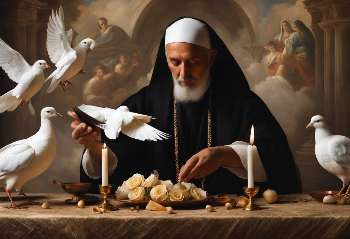 Ancient-priest-and-woman-perform-ritual-with-turtledoves-in-warm-solemn-light-embodying-cultural-s_wsba