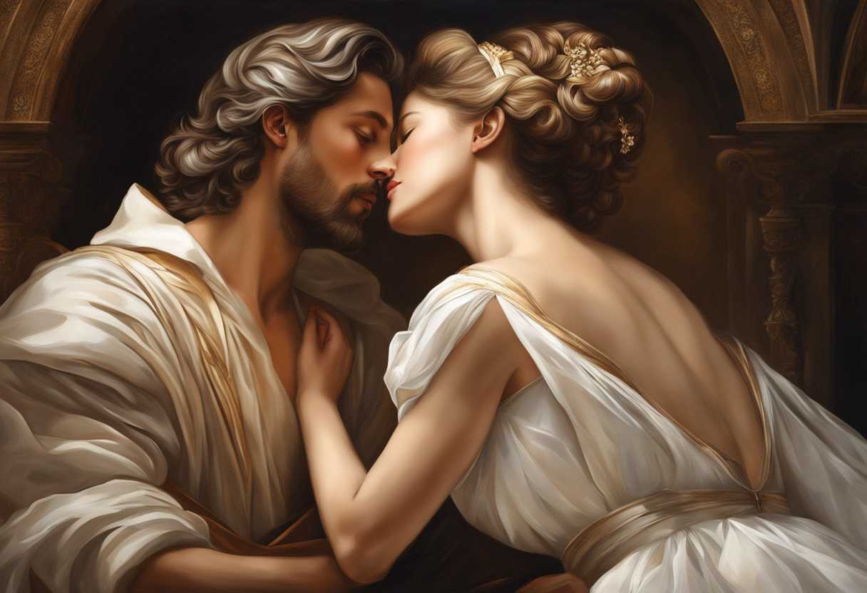 Loving-parents-embrace-in-a-tender-moment-exuding-timeless-elegance-and-warmth_svqb