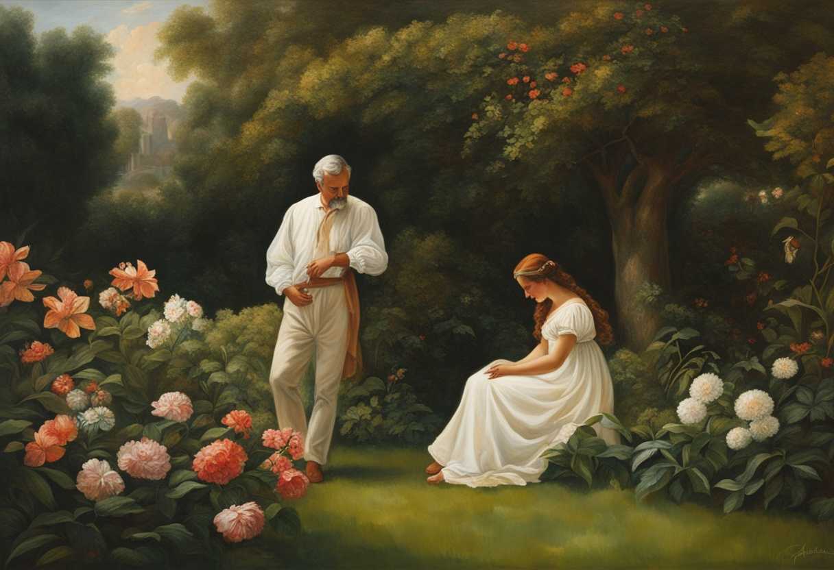 Father-and-daughter-share-a-serene-moment-in-a-lush-garden-radiating-love-and-tranquility_lmgr