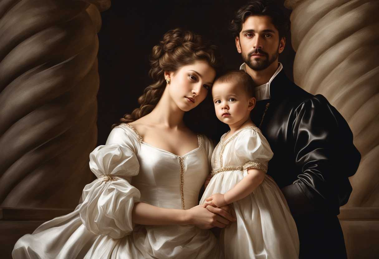 Proud-parents-stand-together-exuding-love-and-protection-timeless-and-classic-highlighted-by-soft_yfxr