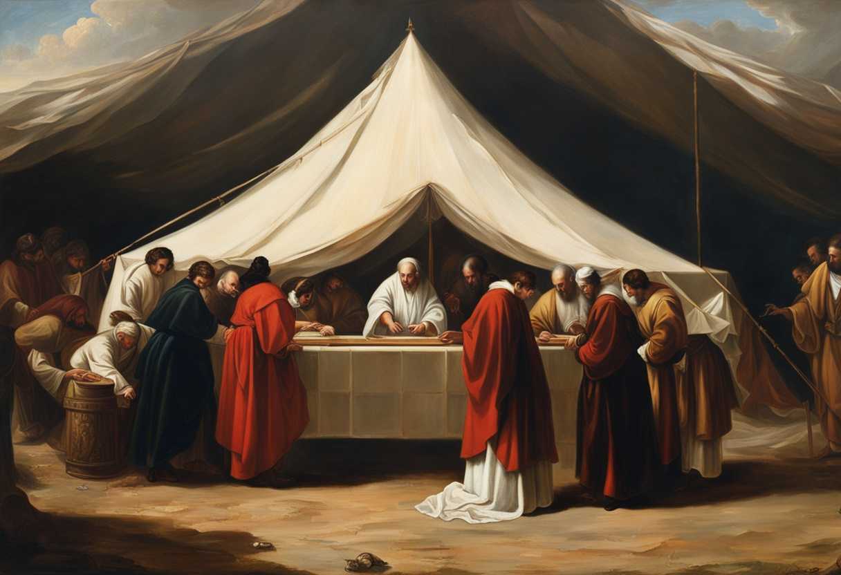 Priests-meticulously-preparing-a-perfect-sacrifice-at-the-sacred-tent-with-reverence_dbsv