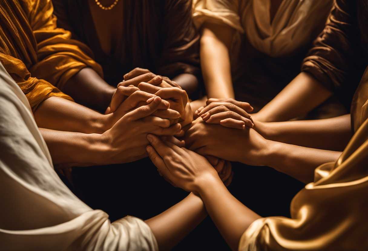People-in-prayer-circle-hands-clasped-faces-glowing-in-golden-light-united-in-devotion_jpht